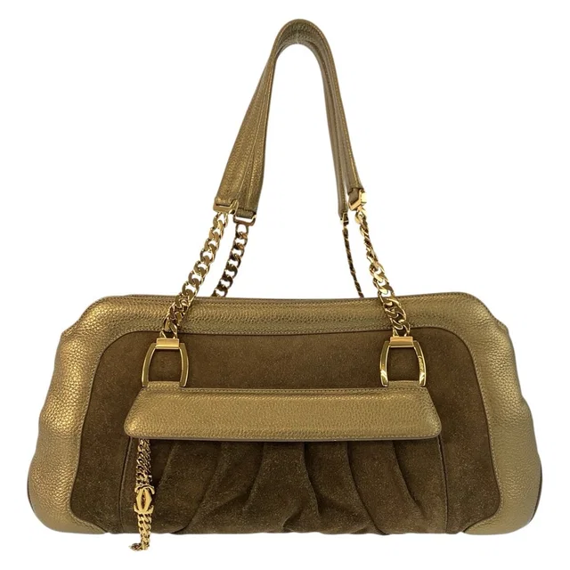 Cartier La Dona Leather Chain Shoulder Bag in Leather from LuxUness
