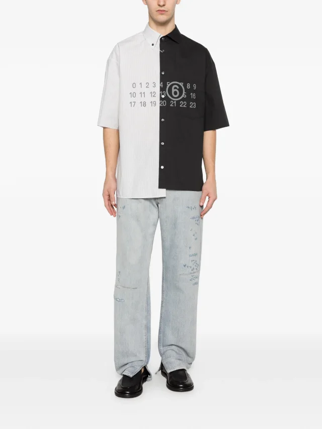 MM6 Maison Margiela distressed jeans, photo 2 of 2 from FARFETCH