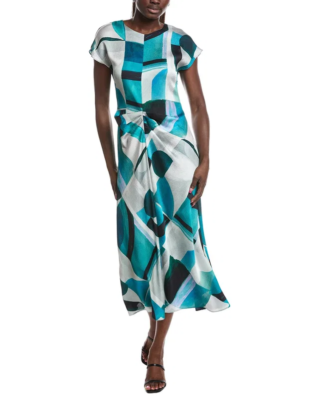Joseph Ribkoff Printed Midi Dress, image 1 of 1 from Gilt