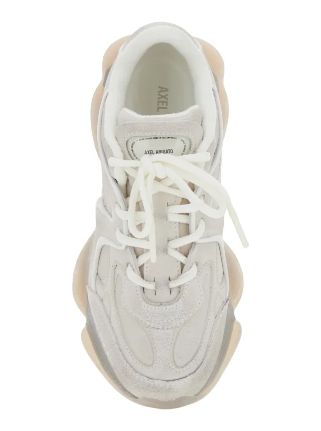AXEL ARIGATO 'Eris' White Sneaker Low Top with Logo Patch on the Tongue in Leather and Tech Fabric Woman in White 86% Leather 14% Textile, photo 7 of 8 from Gaudenzi Boutique