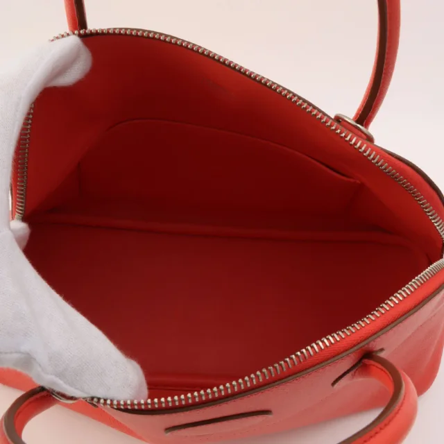 Hermès 2012 Bolide 27 Rose Jaipur in Pink Epsom leather from VINTAGE QOO TOKYO, photo 5 of 12
