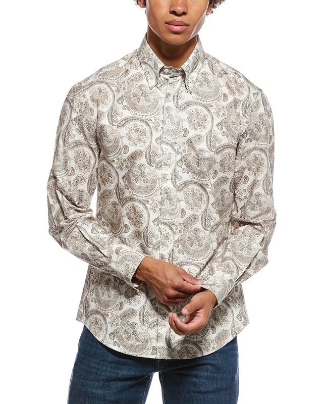 Brunello Cucinelli Printed Shirt, image 1 of 1 from Gilt