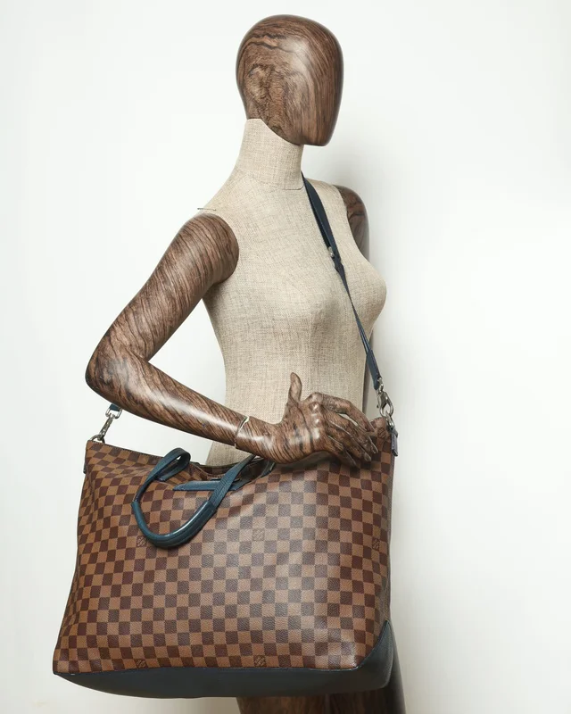 Louis Vuitton Damier Ebene Tote Bag in Brown Canvas from A Retro Tale, photo 8 of 9