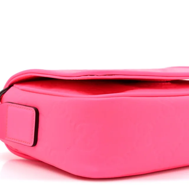 Gucci GG Rubber effect Super Mini Bag Pink in Pink Calfskin from FASHIONPHILE, photo 10 of 10