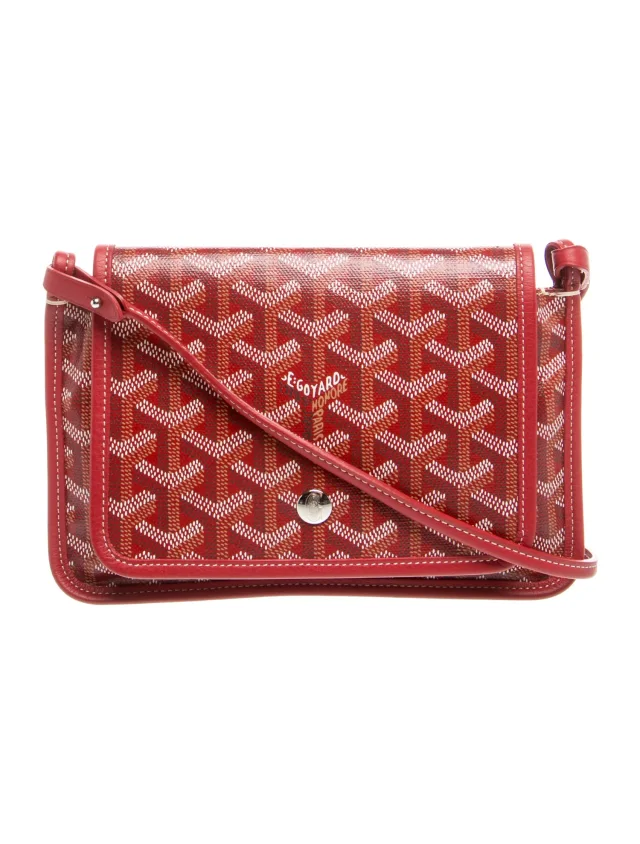 Goyard Goyardine Plumet in red Canvas from The RealReal