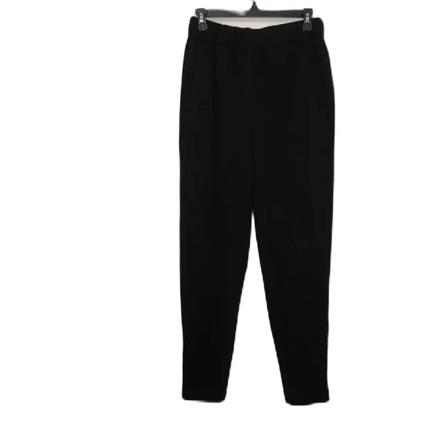 GANNI Crepe Zipper Hem Trousers Eu 38 Us 6 in black from Poshmark