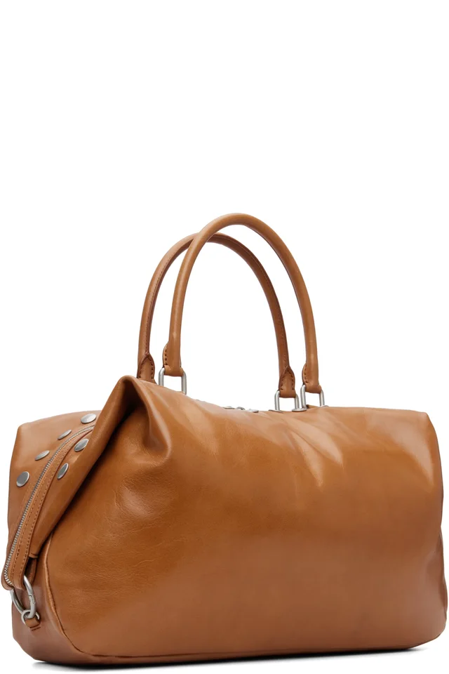 MARGESHERWOOD Brown Dumpling Stud Bag, photo 3 of 4 from SSENSE