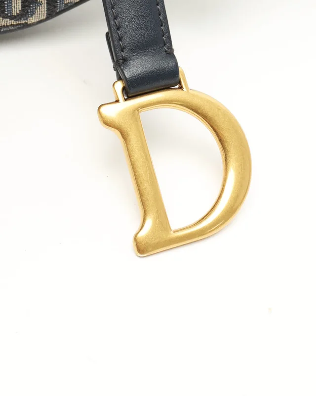Dior Mini Oblique Saddle Bag in Canvas from A Retro Tale, photo 6 of 11