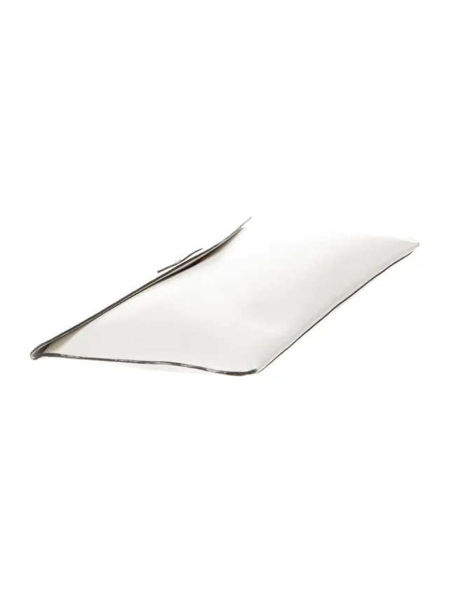Delvaux Leather Clutch in white Leather from The RealReal, photo 5 of 6