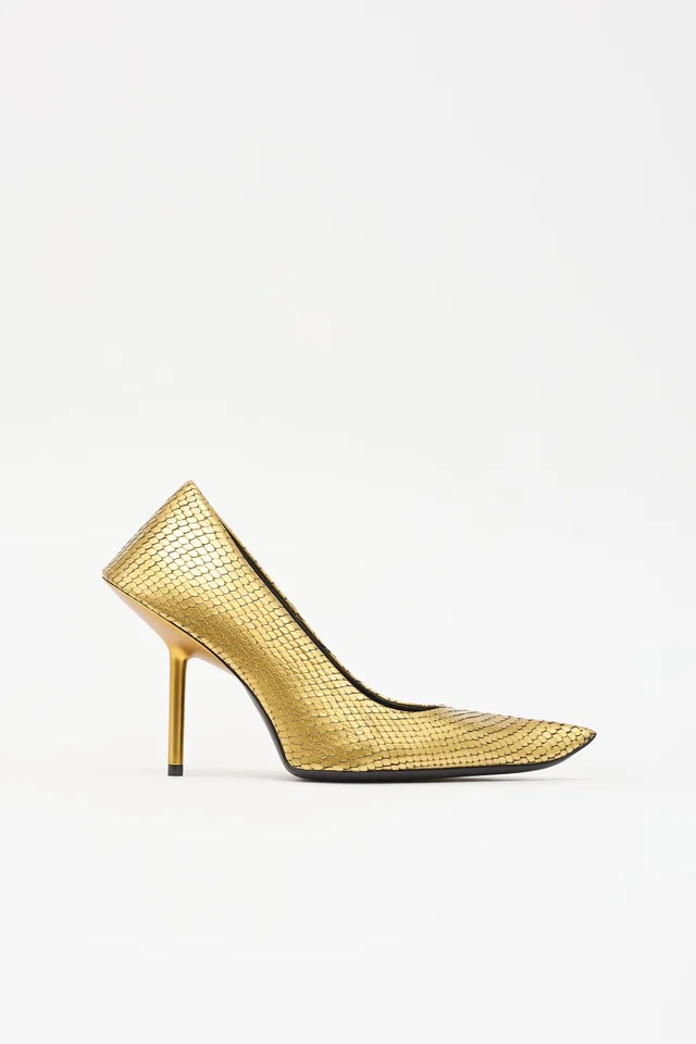 Balenciaga Embossed Leather Essex Pump in Leather from VSP Consignment