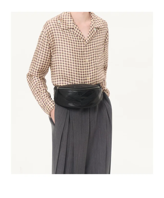 Valentino Jean Chevron Patterned Waist Bag, photo 4 of 8 from SENSER