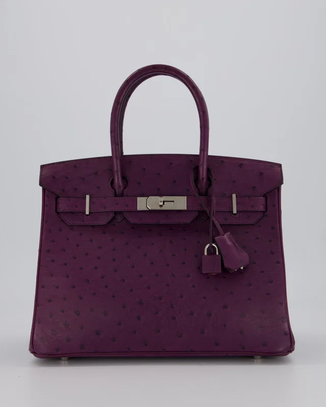 Hermès Birkin 30 Retourne Bag in Ostrich from Sellier