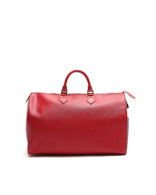 Louis Vuitton Epi Speedy 40 Bag in Leather from A Retro Tale