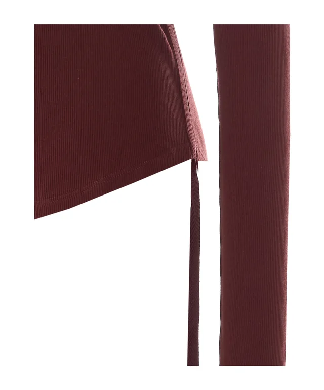 Ann Demeulemeester Dot Wrinkled Cropped Long Sleeves Top, photo 4 of 4 from SENSER