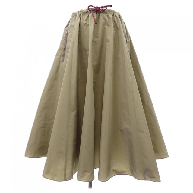 Miu Miu Technical Fabric Skirt Logo from The Reluxe