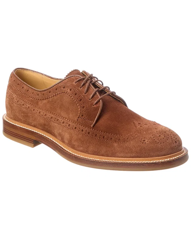 Brunello Cucinelli Suede Derby, image 1 of 1 from Gilt