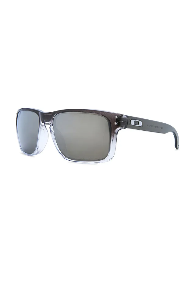 Oakley Holbrook Sunglasses in Dark In Fade& Chrome Iridium Polarized, photo 2 of 3 from REVOLVE (Canada)