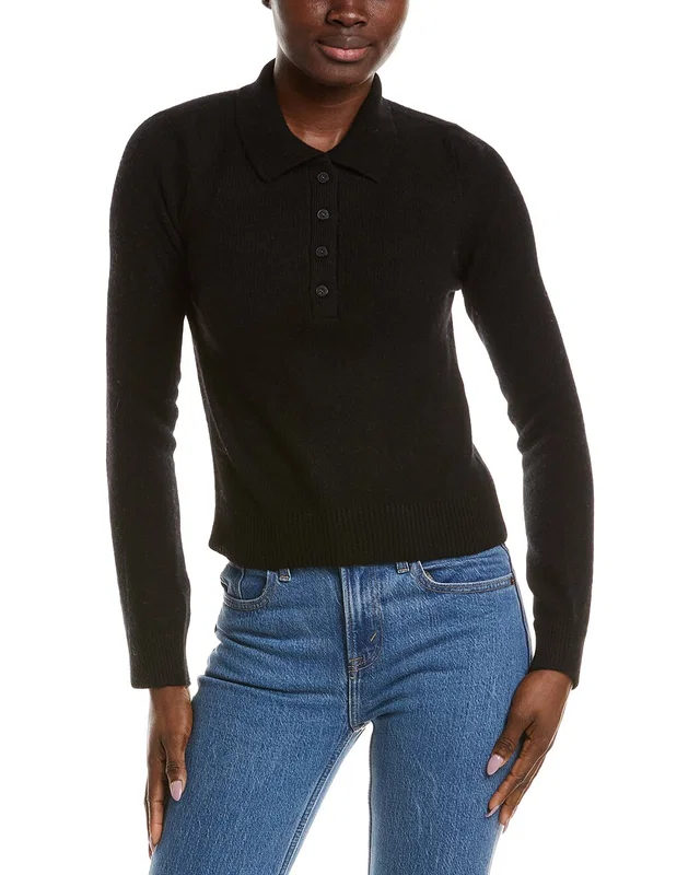 NAADAM Cloud 100% Cashmere Polo Sweater, image 1 of 1 from Gilt