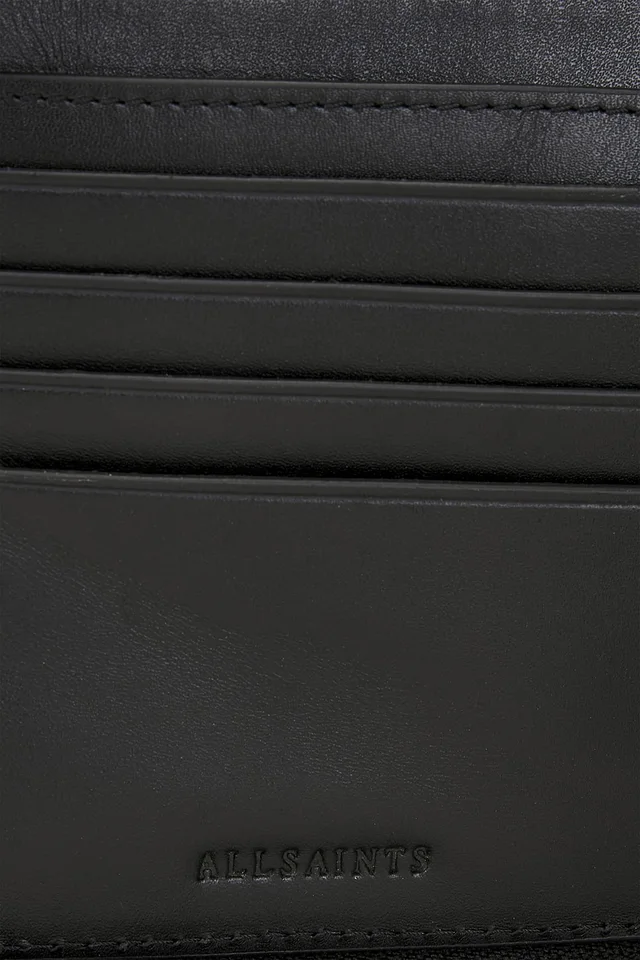 ALLSAINTS Arlo Zip Wallet in Black, photo 5 of 6 from REVOLVE (Canada)