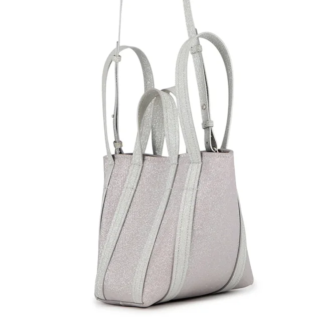Balenciaga Everyday North South Silver/Pink672793 Leather Size XS in Silver Leather from GALLERY RARE, photo 2 of 15