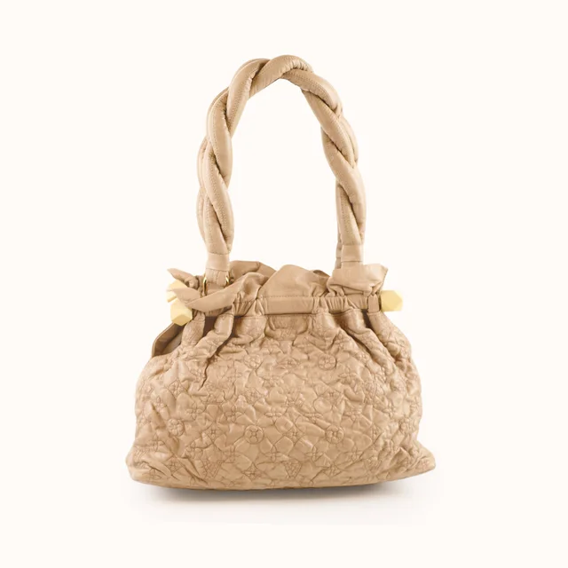 Louis Vuitton Monogram Olympe Stratus PM Beige in Beige Leather from The Purse Affair
