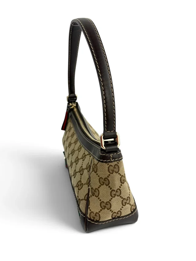 Gucci Monogram Small Mayfair Shoulder Bag in Coated canvas from Season 2 Consign, photo 4 of 9