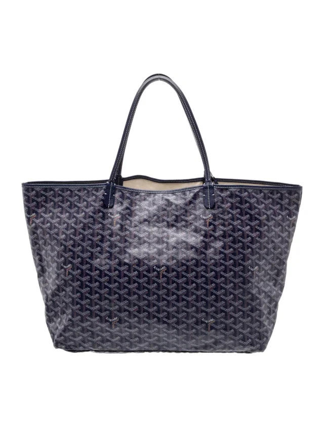 Goyard Goyardine St. Louis GM in blue Canvas from The RealReal