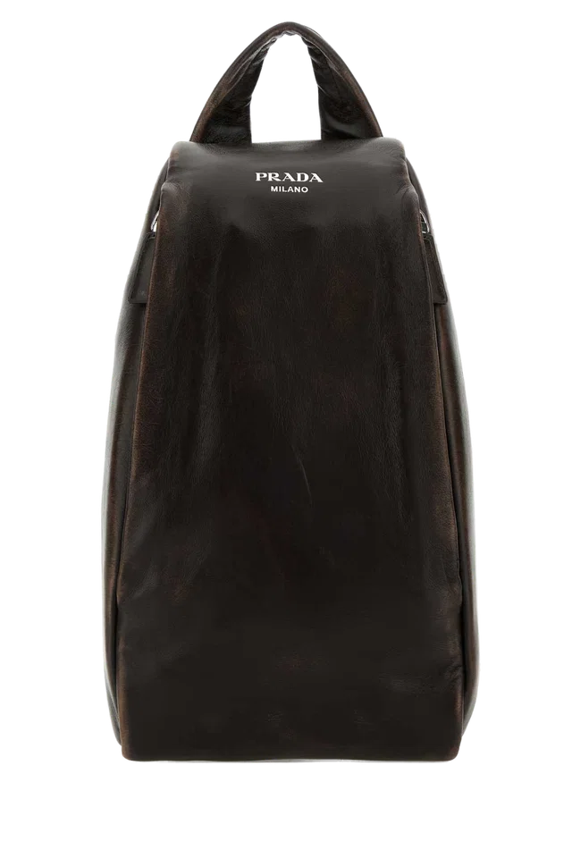 Prada Vintage Backpack — Brown in Brown Nappa leather from HEWI