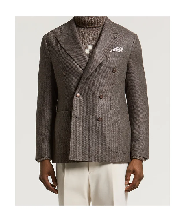 Peserico Double-Breasted Twill Blazer from SENSER, photo 1 of 1