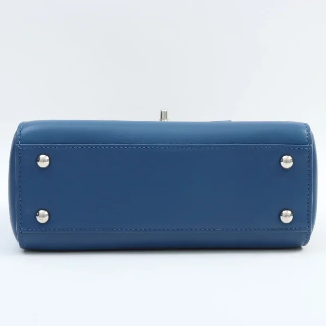 Chanel Neo Executive Tote Bag S, Blue (circa 2016) in Blue Caviar leather from VINTAGE QOO TOKYO, photo 9 of 13