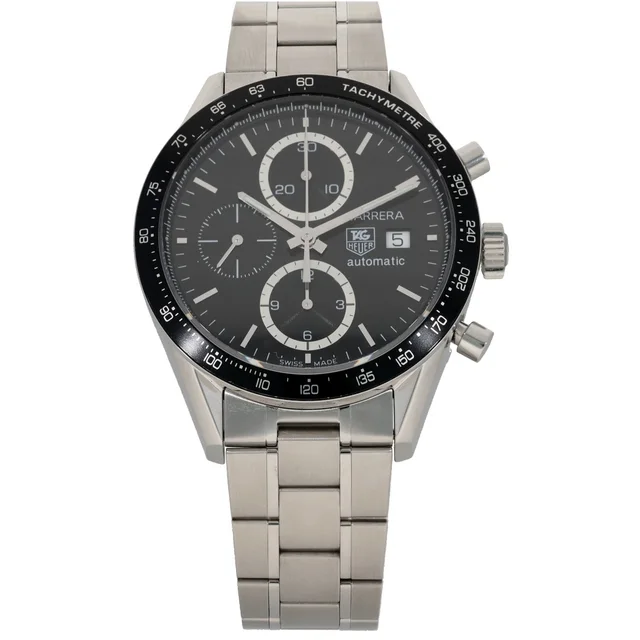 TAG Heuer Carrera CV2010 41mm Stainless Steel Watch from H&T