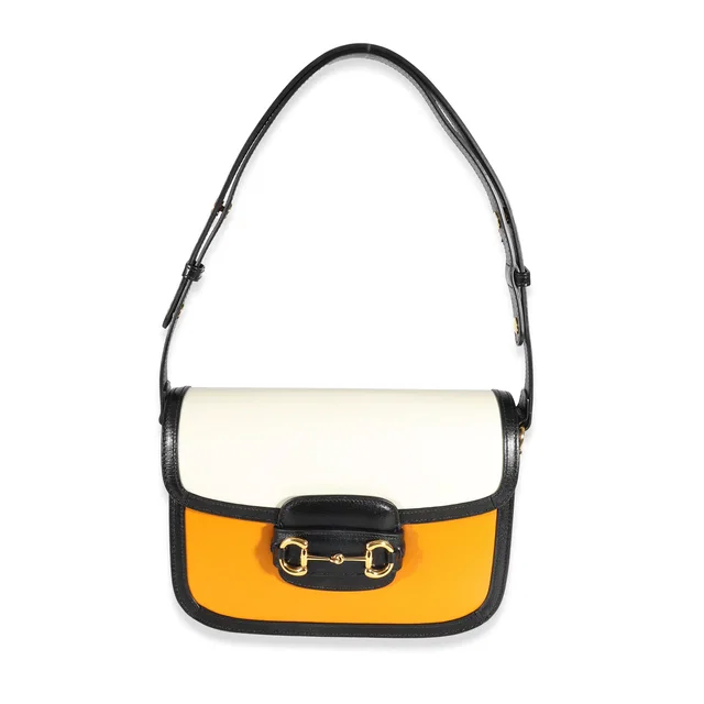Tri-Color Gucci Horsebit 1955 Bag in Canvas from Luxury Promise
