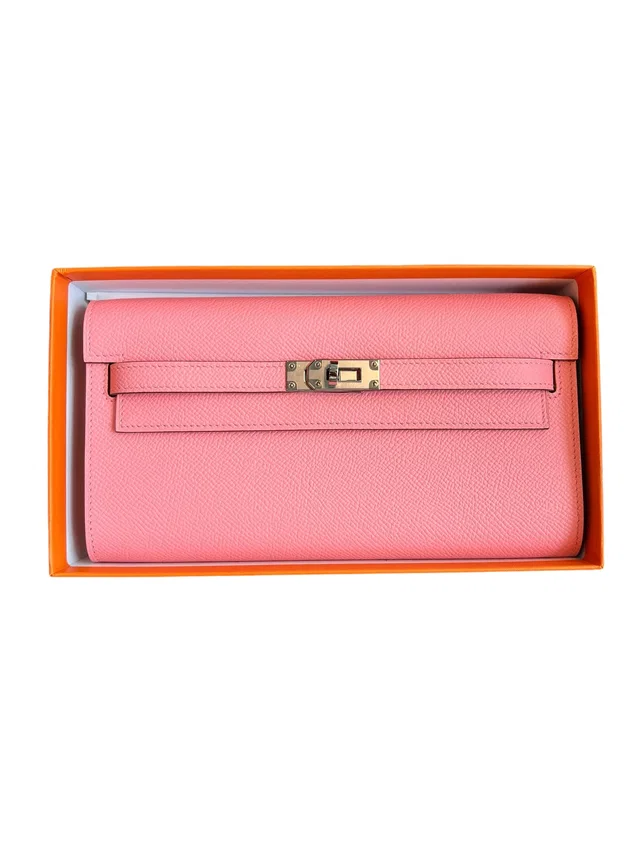Hermès Kelly To Go Rose Confetti Epsom PHW #Z NEW in Pink Epsom leather from Luxury Promise