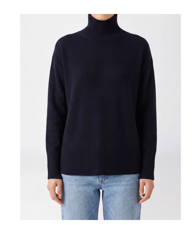 Roberto Collina Ribbed turtleneck relaxed‑fit sweater, photo 3 of 3 from SENSER