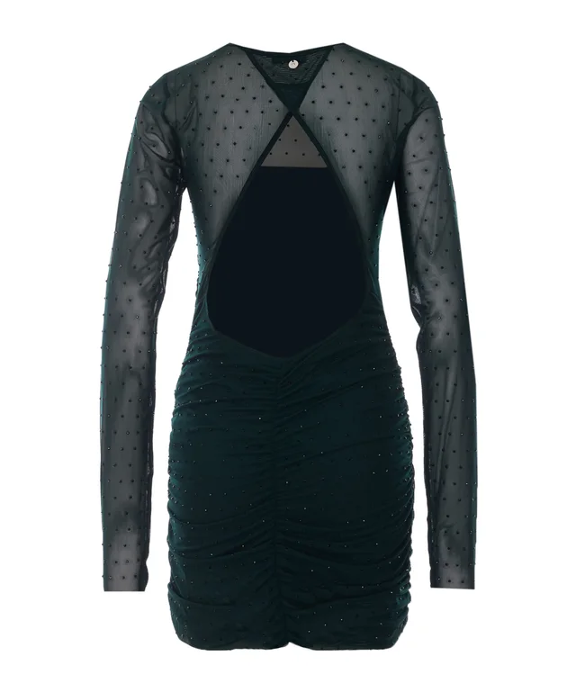 Liu Jo Sheer Embellished Mini Dress, photo 2 of 4 from SENSER
