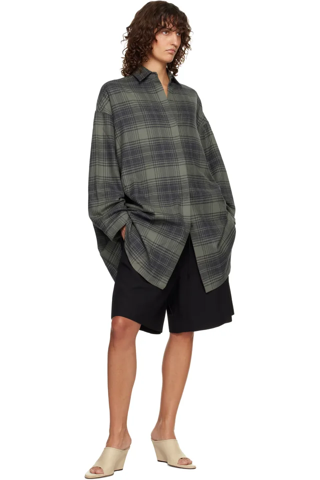 Fear of God Black Drawstring Shorts, photo 4 of 4 from SSENSE