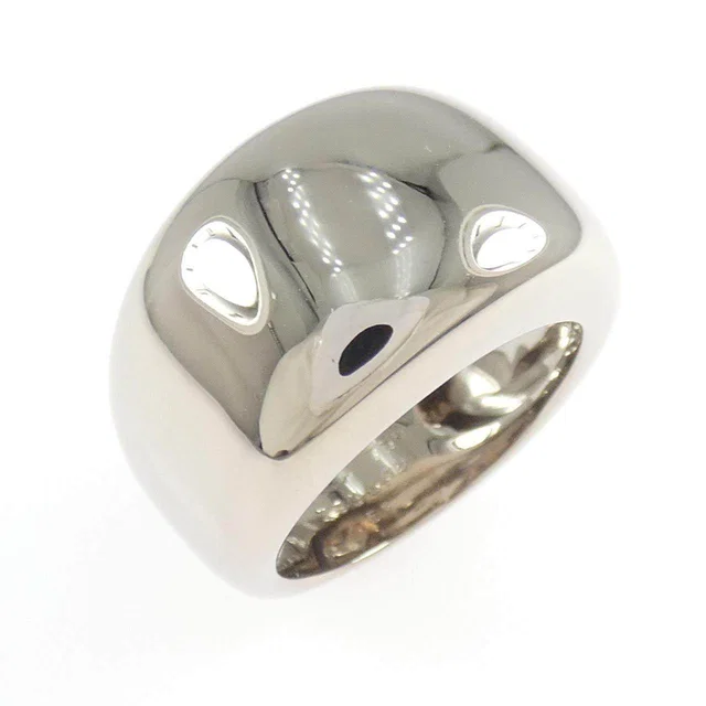 Cartier Nouvelle Vague 750 White Gold Ring Size 12 in White from LuxUness