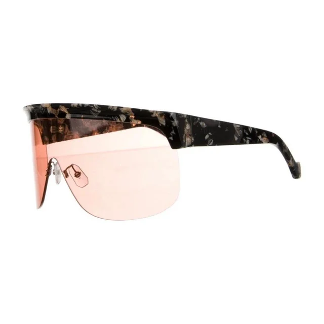 Loewe Women's Sunglasses - Pink/Brown in brown|pink|red from Depop, photo 4 of 7