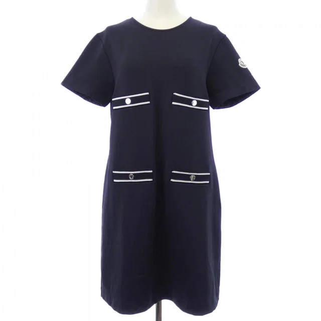 Moncler Dress Navy in Navy from The Reluxe