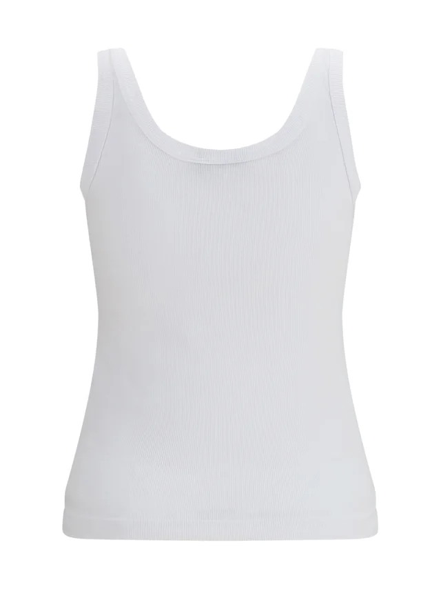 Dolce & Gabbana Logo Patch Jersey Tank Top, photo 2 of 7 from SENSER