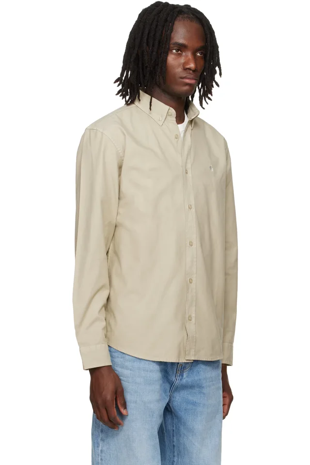 Carhartt Work In Progress Beige Bolton Shirt, photo 2 of 4 from SSENSE