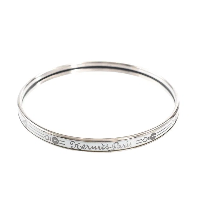 Hermès Bracelet Uni Silver in Silver from The Reluxe