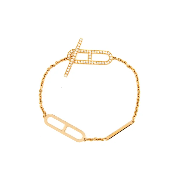 Hermès size SH Ever Chain d'ancre bracelet, Small model from EMIER