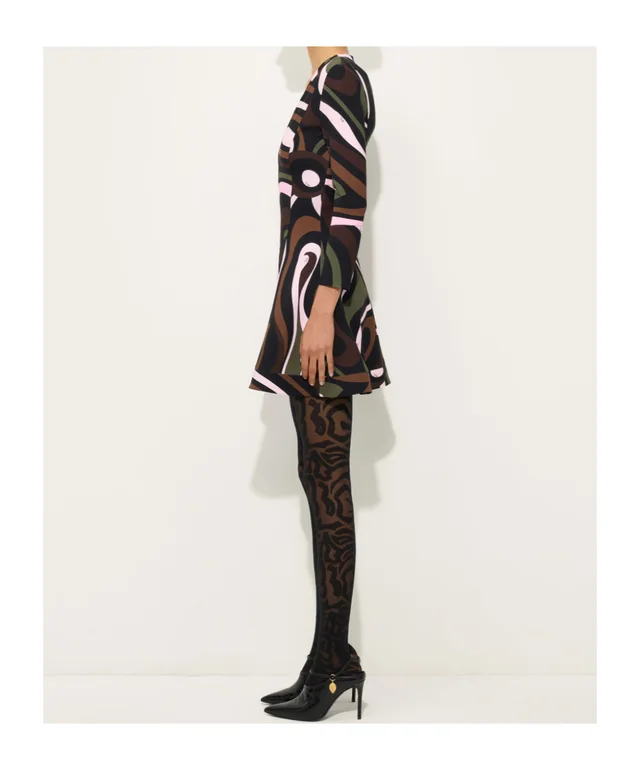 Emilio Pucci PUCCI Long Sleeve Printed Dress, photo 3 of 5 from SENSER