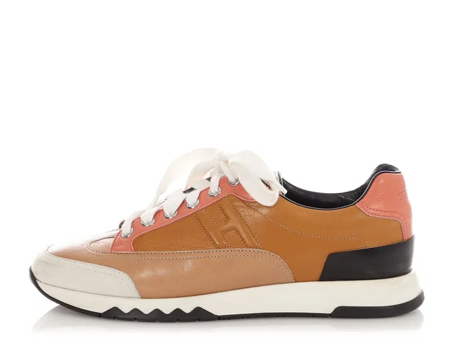 Hermès Brown Trail Sneakers in Brown Suede from Ann's Fabulous Finds