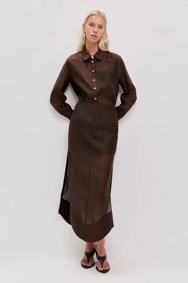 AJE Capture Skirt in Brown from Aje, photo 1 of 1