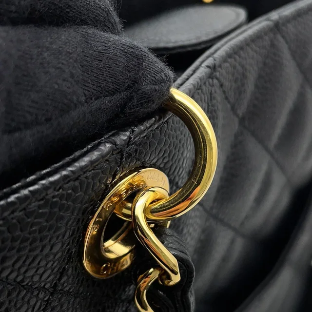 Chanel Matelasse PST Chain Tote BlackA50994 Caviar Leather in Caviar leather from GALLERY RARE, photo 7 of 14