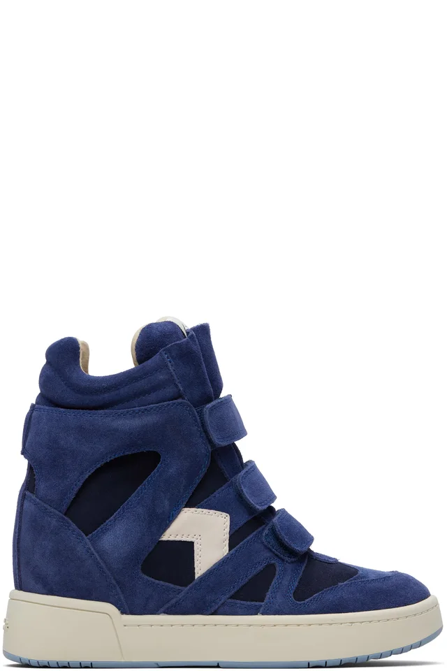 Isabel Marant Navy IM3 Sneakers, image 1 of 1 from SSENSE