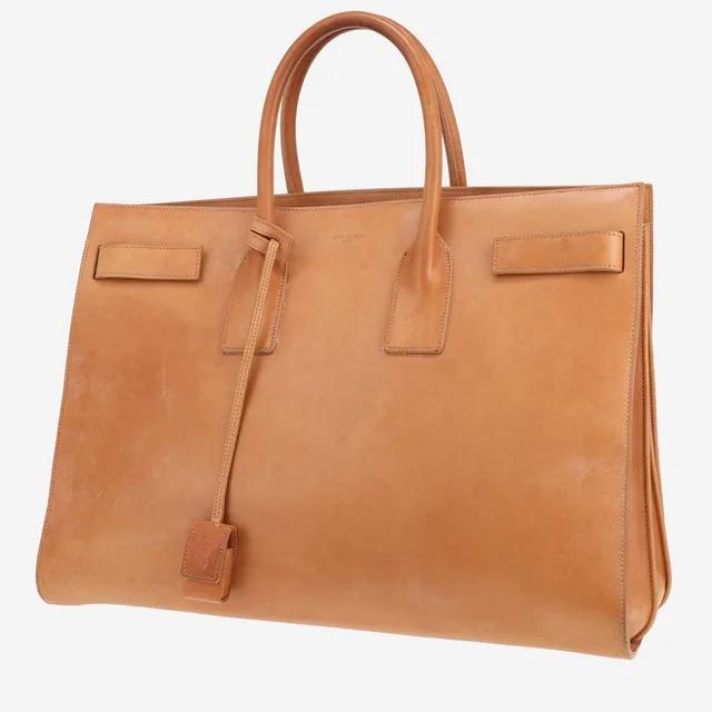Saint Laurent handbag Day bag in natural leather in Beige Leather from Collector Square