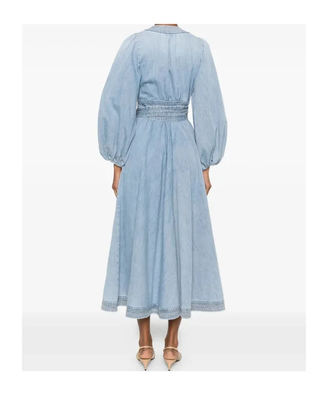 Zimmermann Indra wrap midi dress, photo 5 of 6 from SENSER